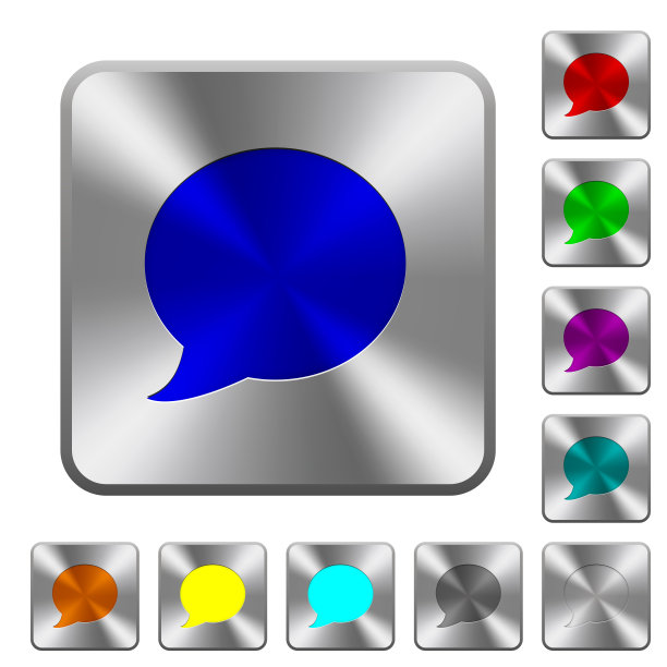 博客评论气泡圆角方钢按钮图片下载