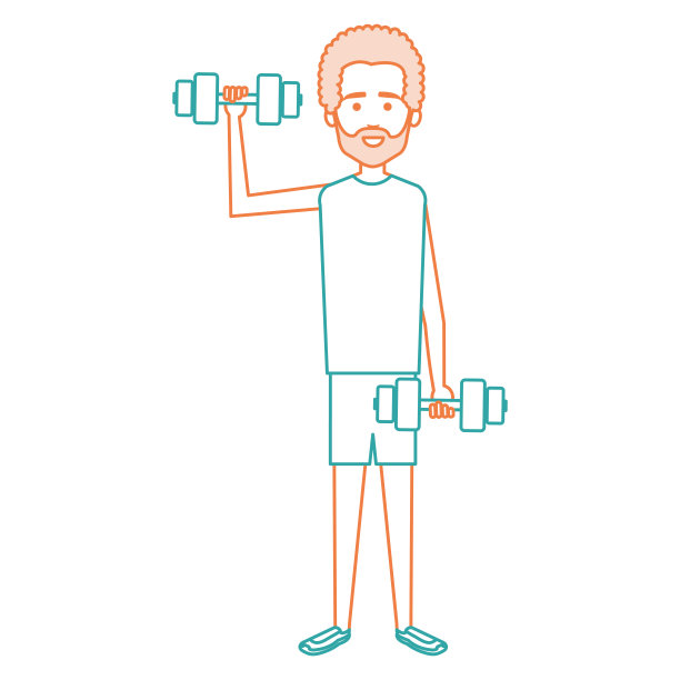 男子举重性格图片下载