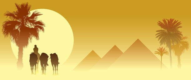 骆驼商队图片下载