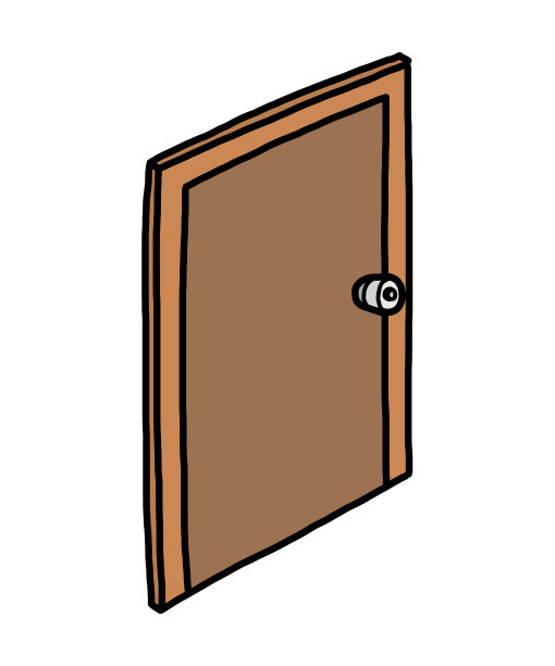 紧闭的门图片下载