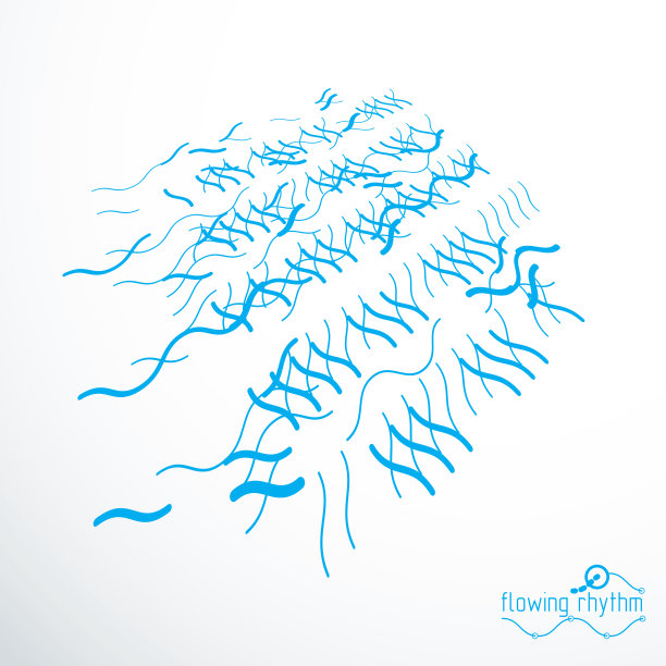 技术矢量墙纸与抽象的线条。现代的几何构图可以用作模板和布局。图片下载