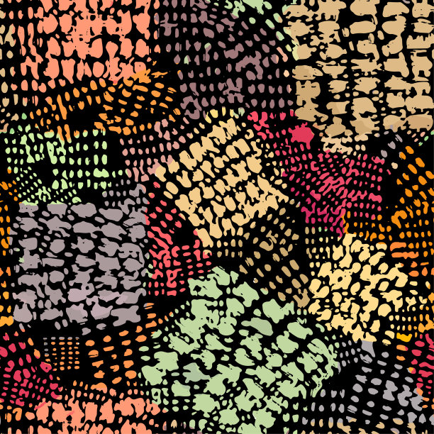 无缝笔刷，织物涂鸦图案，垃圾纹理图片下载