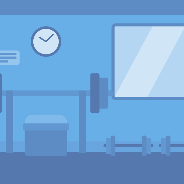 健身房的背景和设备图片下载