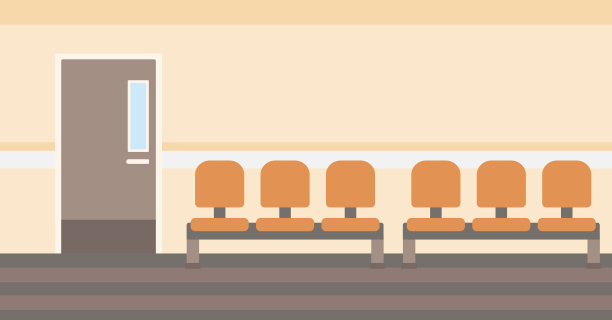 医院走廊背景图片下载