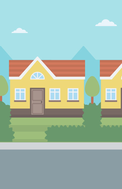 郊区住宅背景图片下载