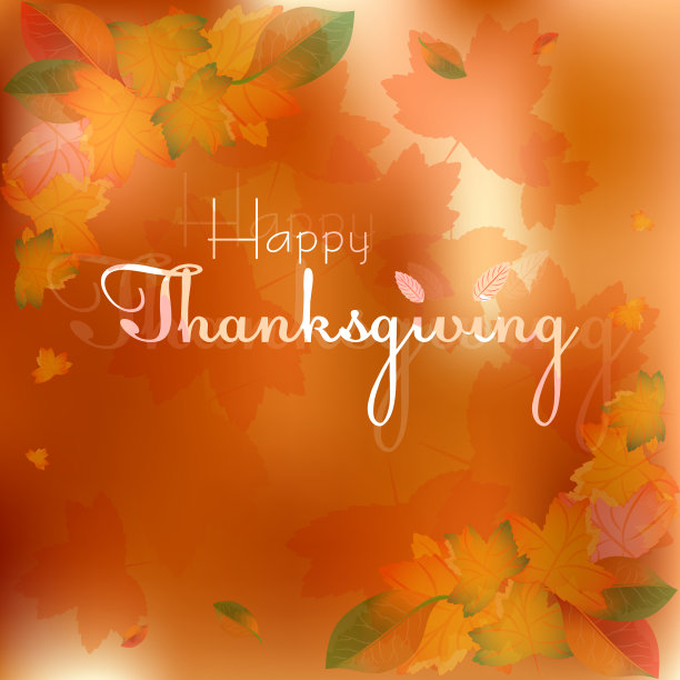 感恩节的祝贺明信片图片下载