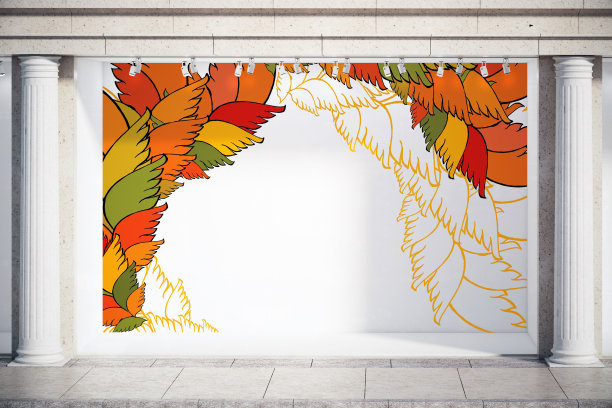 店面与copyspace，促销概念图片下载