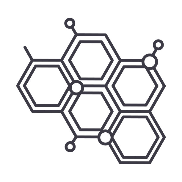 化学矢量线图标，标志，背景上的插图，可编辑的笔触图片下载