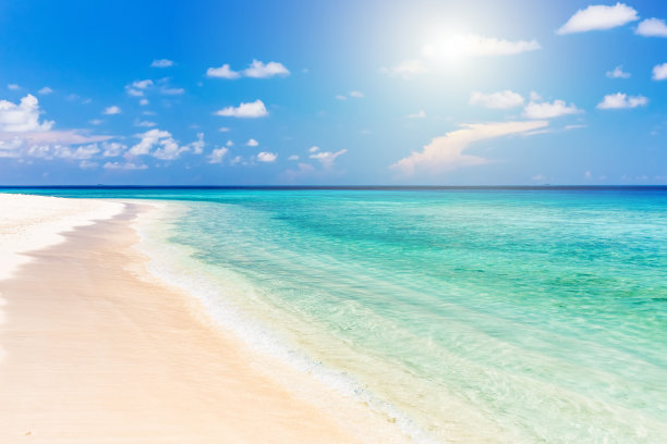 美丽的海洋海滩图片下载