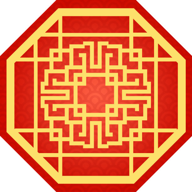 中国传统八角形图案图片下载
