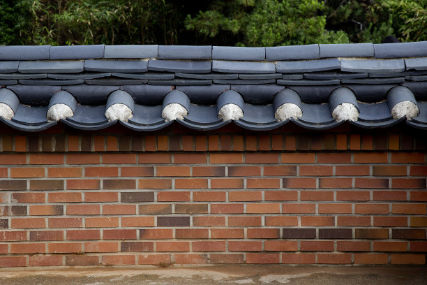 济州岛Yakchunsa寺的墙图片下载