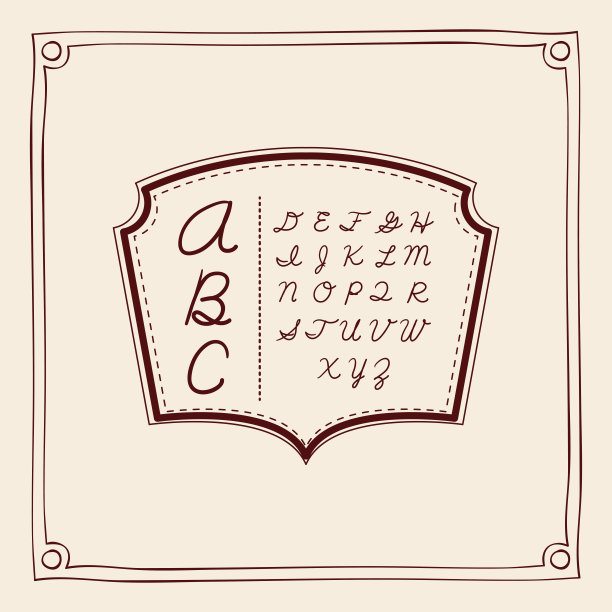 字母写在封面设计上图片下载