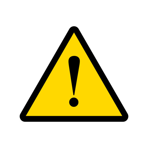 危险信号，警告信号隔离矢量图片下载