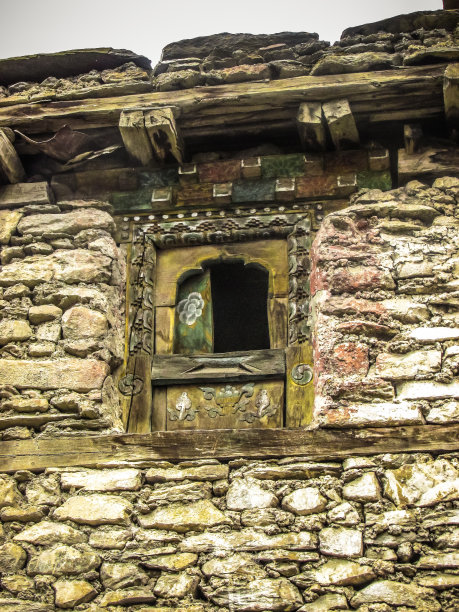 在尼泊尔徒步旅行图片下载