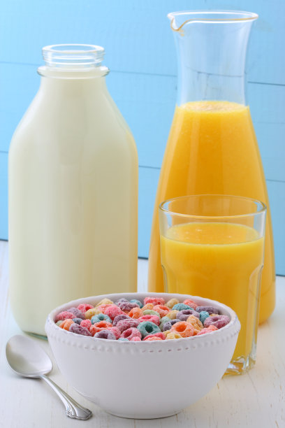 美味的儿童麦片圈图片下载