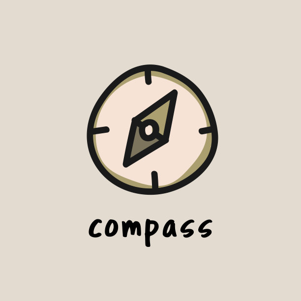 插图绘画风格的露营图标收集图片下载