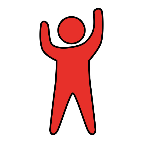 健身剪影人体图标图片下载