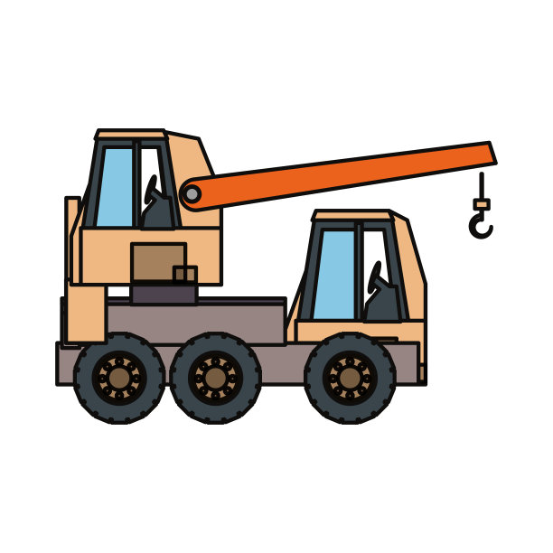 起重机矢量图图片下载