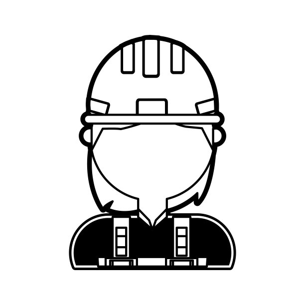 人建筑工人矢量插图图片下载