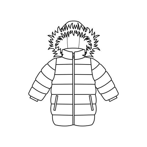 婴儿衣服图标。衣服过冬。图片下载