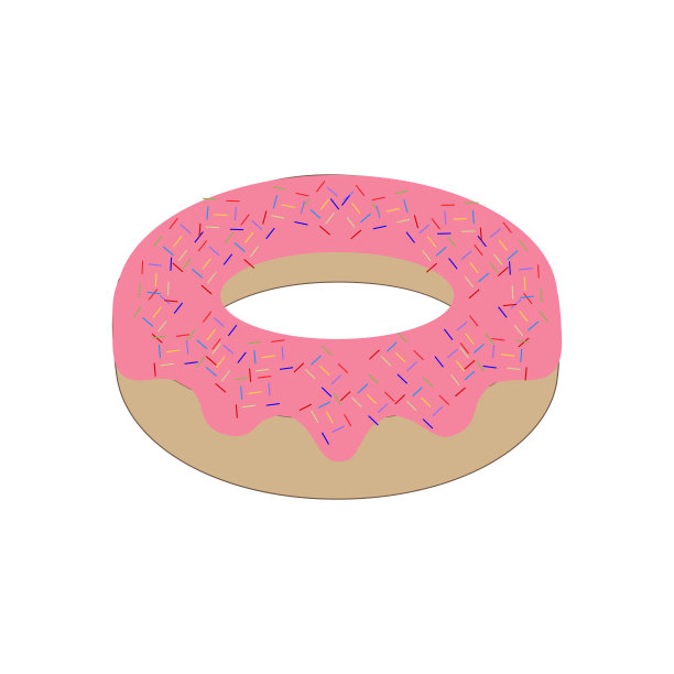 甜甜圈百吉饼图图片下载
