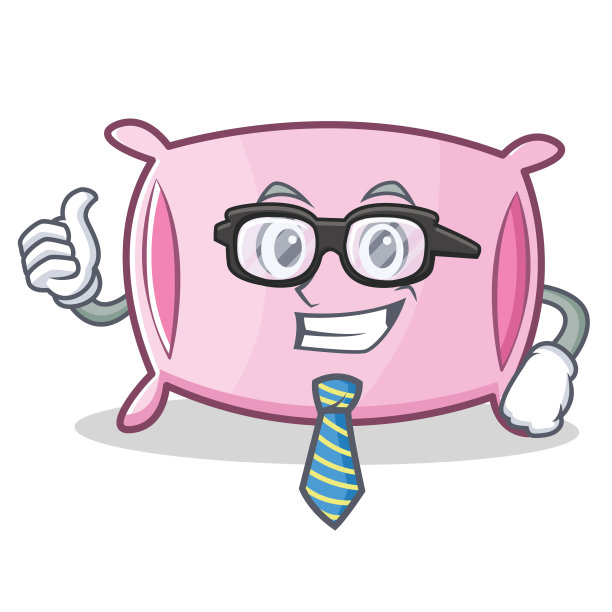 商人枕头人物卡通风格图片下载