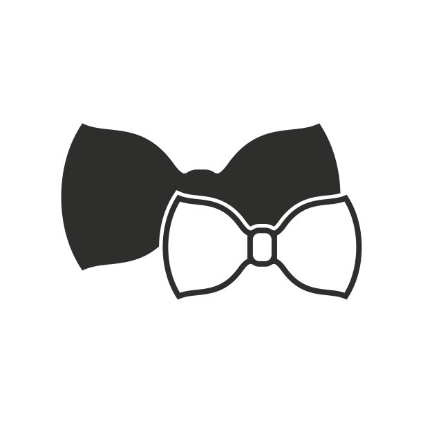 领带矢量图标。图片下载