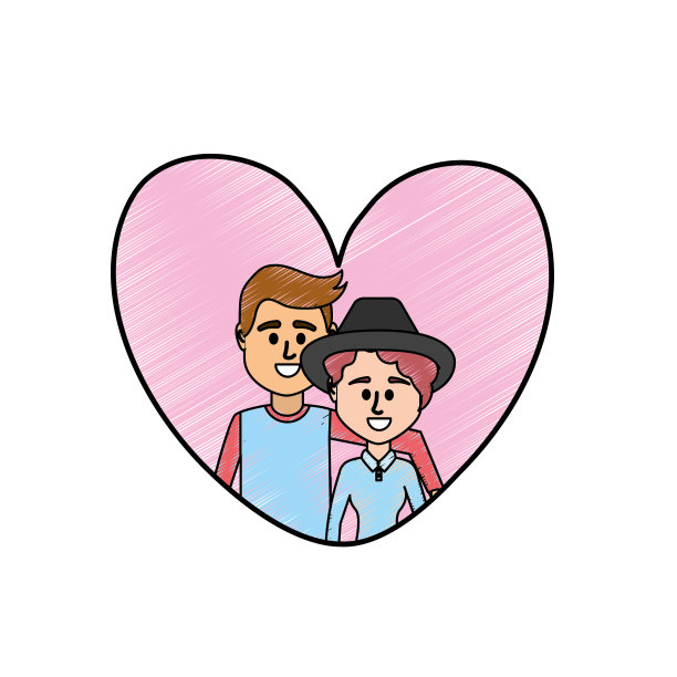 结合在一起的心设计图片下载