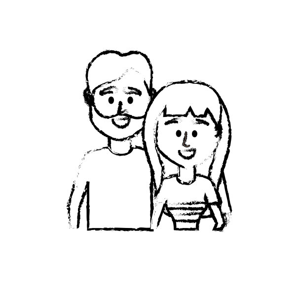 图情侣搭配休闲装图片下载