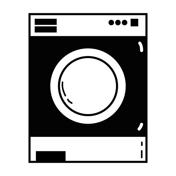 外形美观的洗衣机技术清洗衣服图片下载