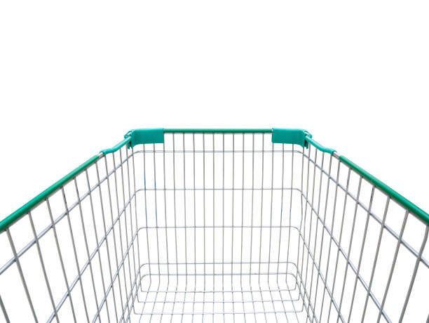 购物车隔离在白色图片下载