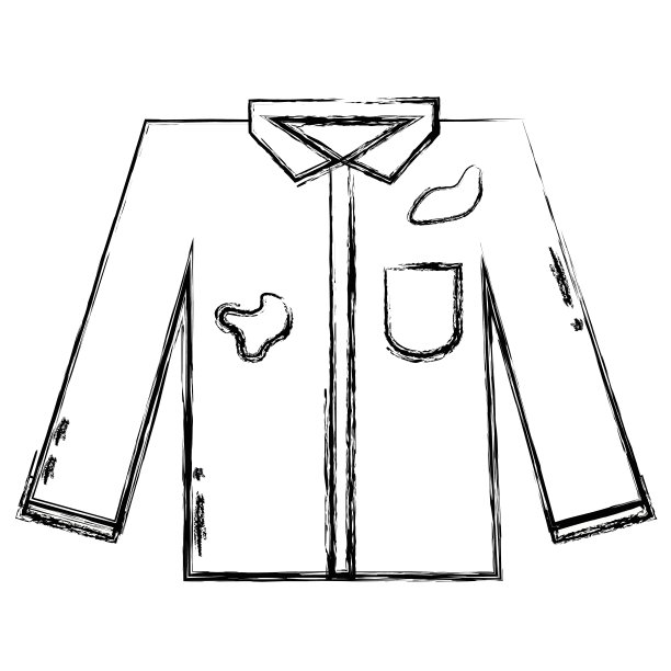 图优雅的衬衫与污迹图片下载