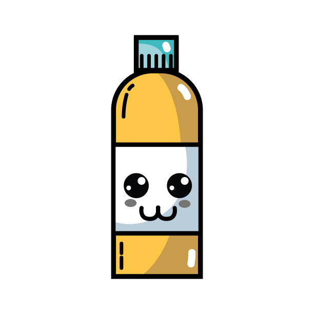 可爱可爱快乐的饮料瓶图片下载