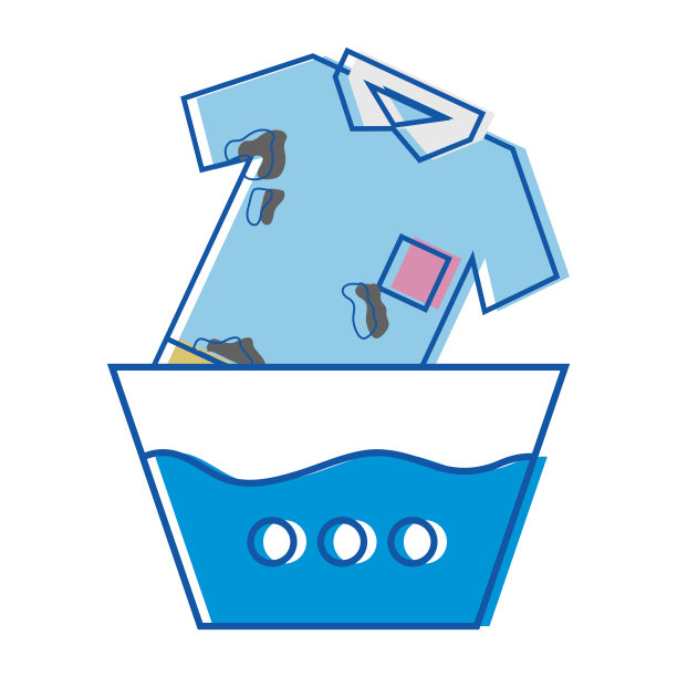 用水浸泡的脏t恤图片下载