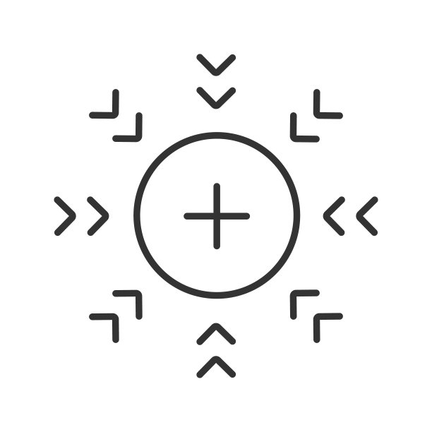 加上带电粒子符号图标图片下载