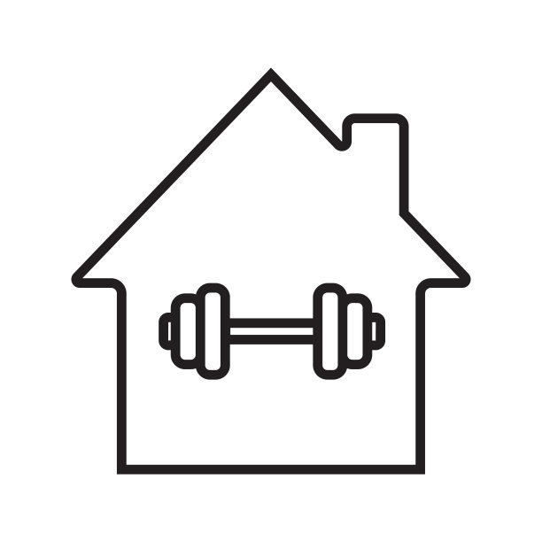 家庭运动训练图标图片下载