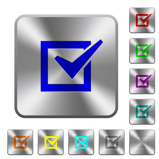 复选框圆角方钢按钮图片下载