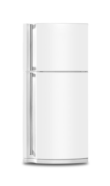 家用电器-冰箱。孤立的图片下载