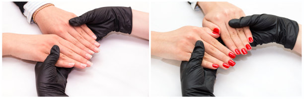 女人做指甲图片下载