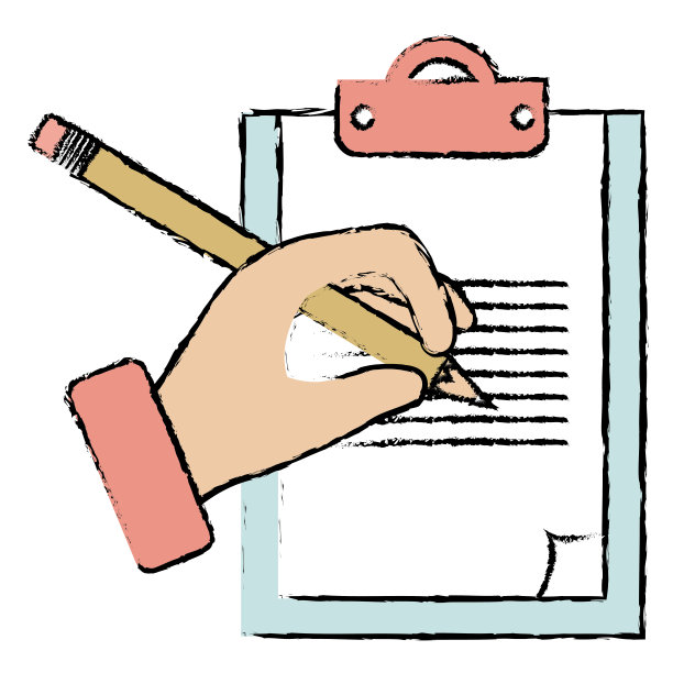 用铅笔在剪贴板上写字图片下载