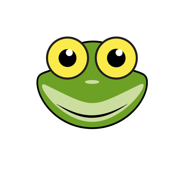 向量符号青蛙公司图片下载