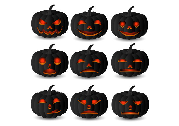 黑色南瓜emocticon图片下载