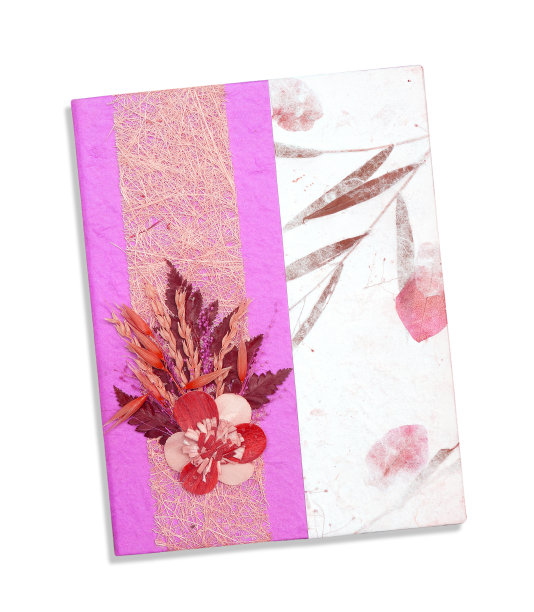 桑纸装饰封面书图片下载