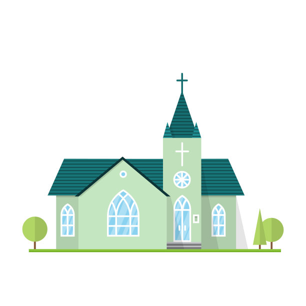 天主教堂景观图片下载