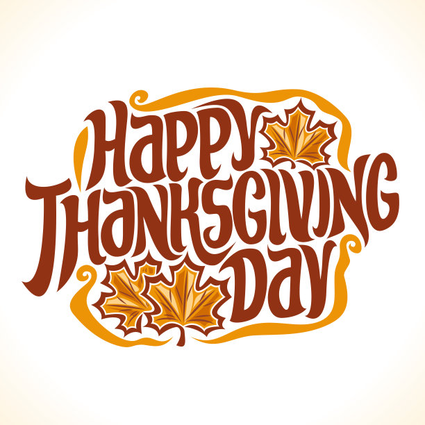 矢量海报感恩节假期图片下载