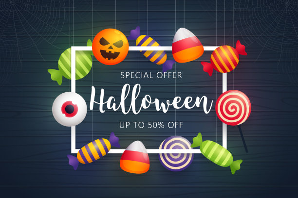 万圣节贺卡图片素材ID：311271306