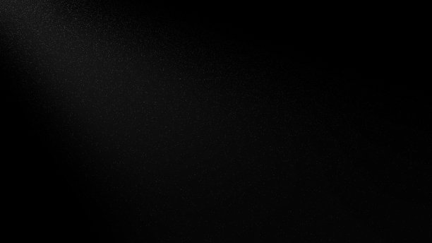 黑暗与聚光灯从左上角和白色尘埃抽象背景。图片下载