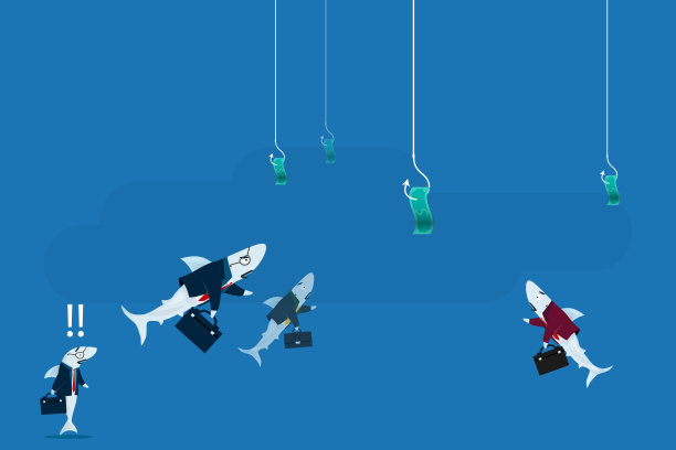 鲨鱼商人的经营理念。图片下载