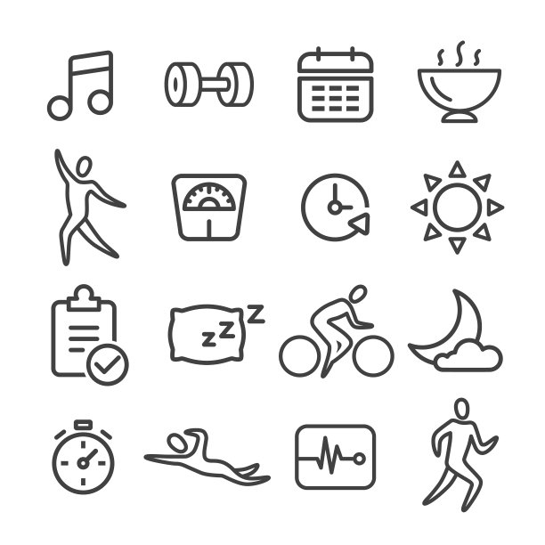 健身图标系列系列图片下载