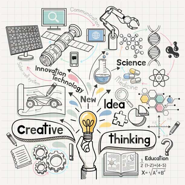 涂鸦概念图。素材图片